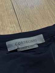 Corneliani Polyamide Navy Blue Crewneck T-shirt sz 58