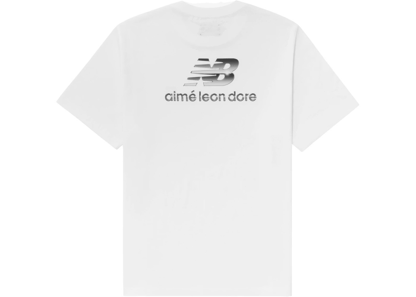 Aime Leon Dore ALD / New Balance White Short-Sleeve Logo Tee T-Shirt Size XXL gallery