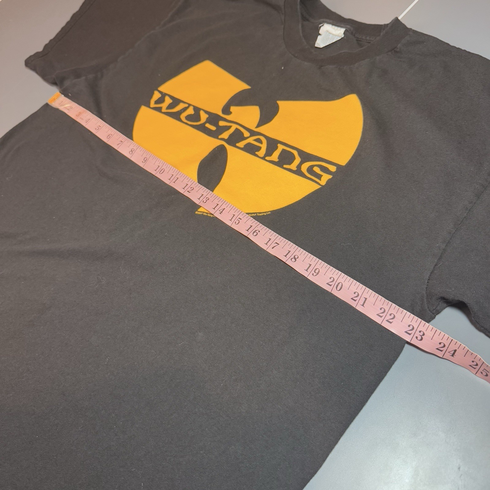2007 Y2K Wu-Tang Clan T-Shirt Wutang Logo W Black Hip Hop Rap Size XL gallery