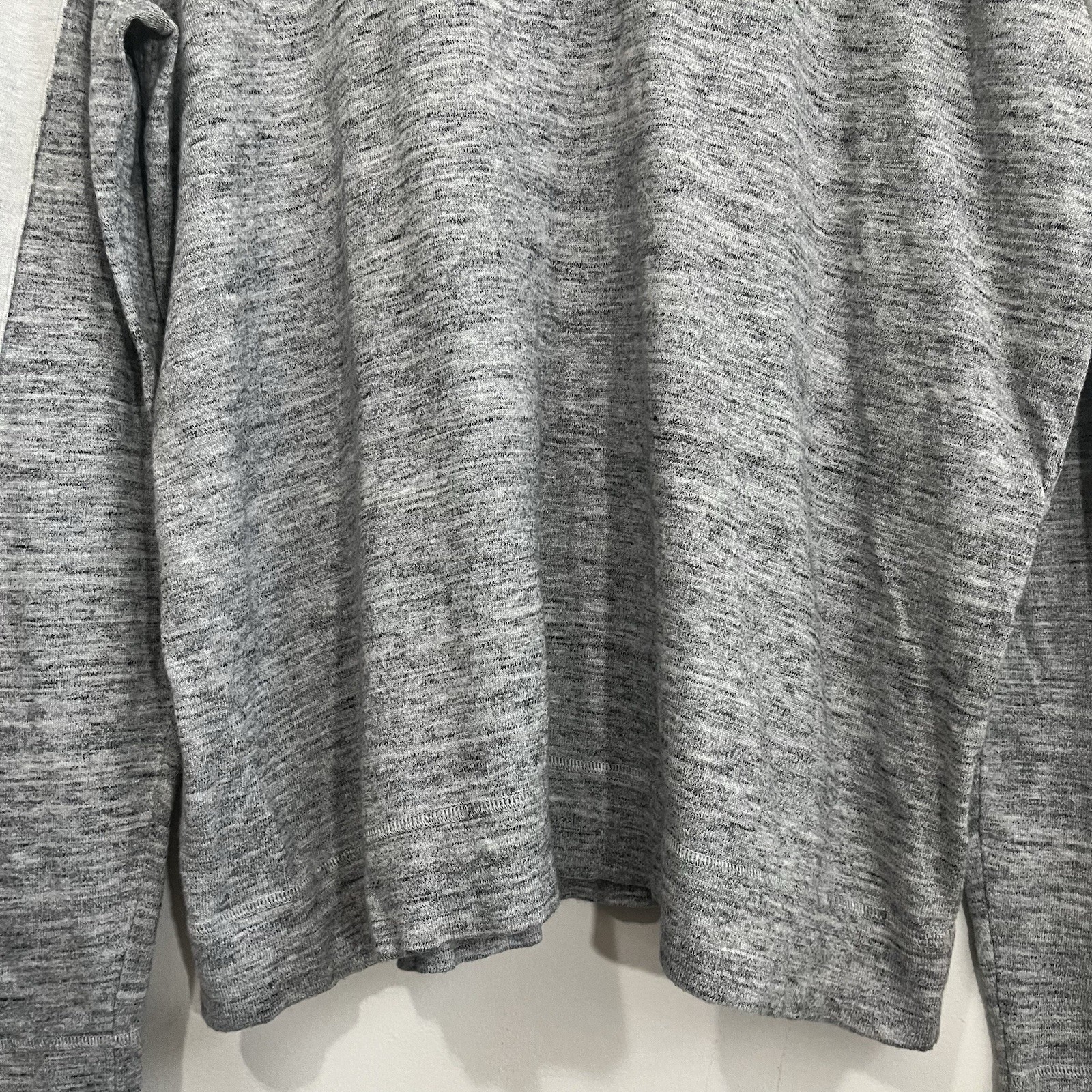 Vince Mens XXL Gray Sweater Tee Long Sleeve Cotton Cashmere Modal Lightweight * gallery