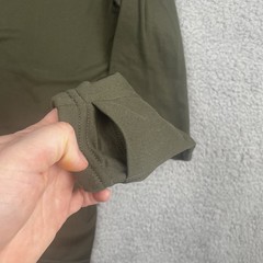 Terramar Men’s Shirt Medium Olive Green Base Layer Outdoor Camping Gorpcore
