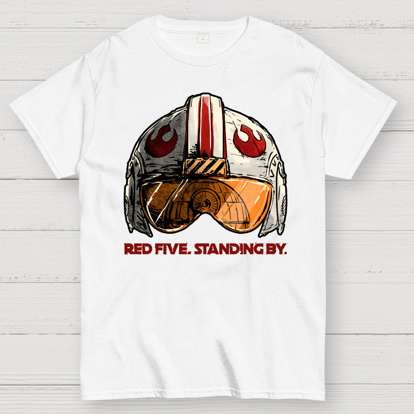 Red Five Standing By T-Shirt Size S-4XL gallery