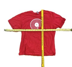 Used Technics T Shirt Turntables Cool Vintage Vinyl Record Red XL 100% Cotton