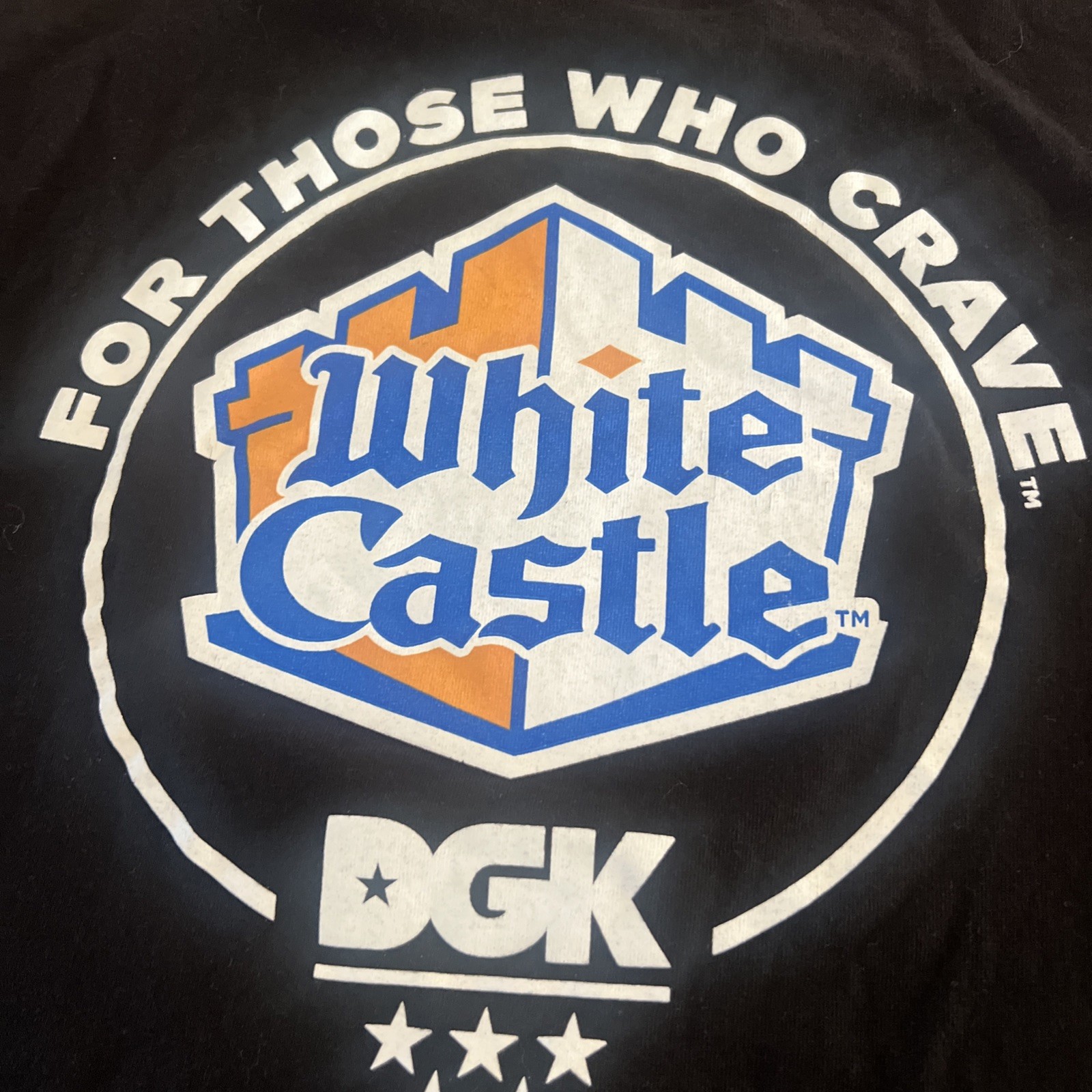 DGK x White Castle Collaboration T-Shirt – Black – Men’s Size Large RARE gallery