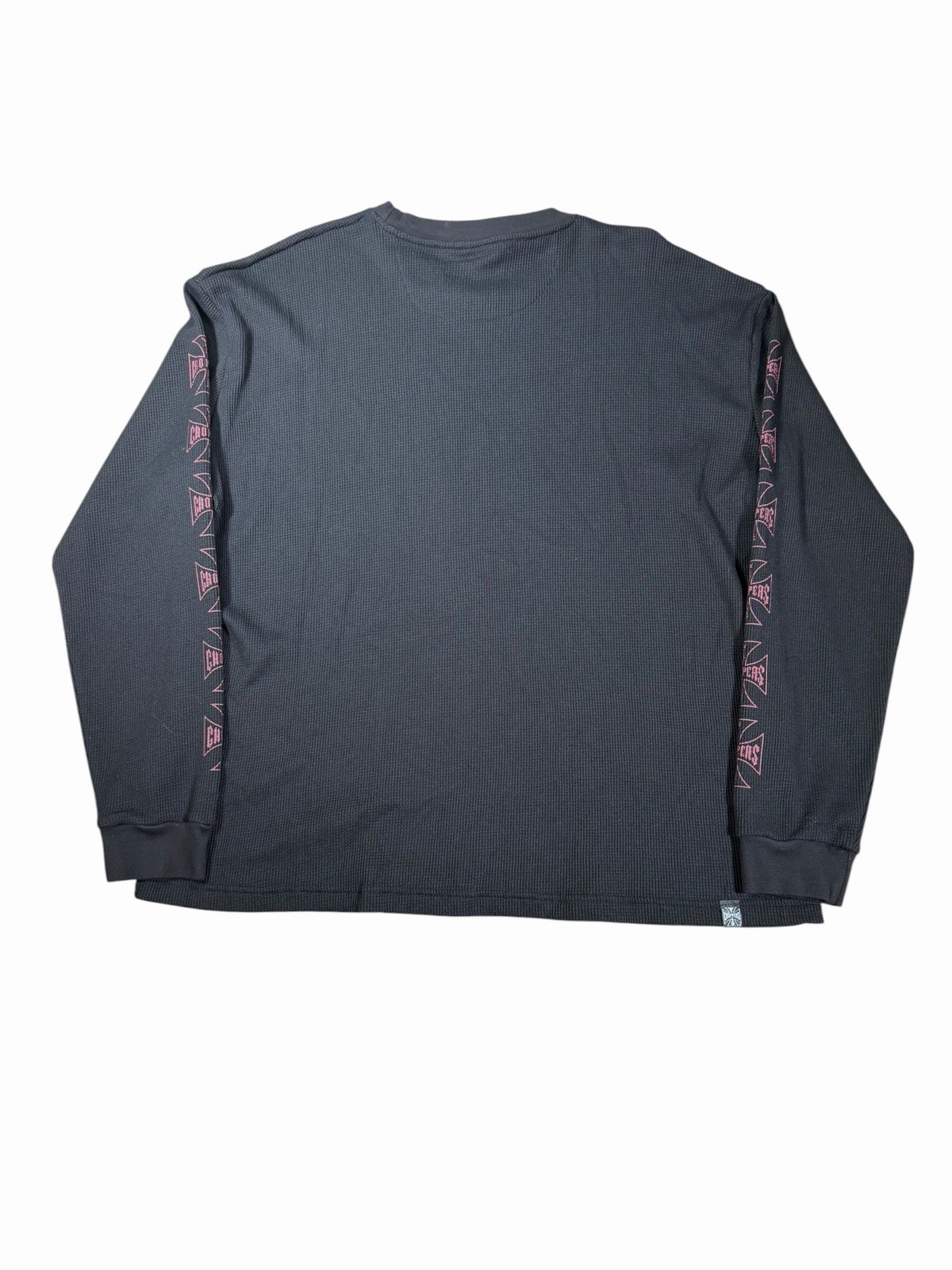 VTG West Coast Choppers Thermal Waffle Long Sleeve Size Large Oversized gallery