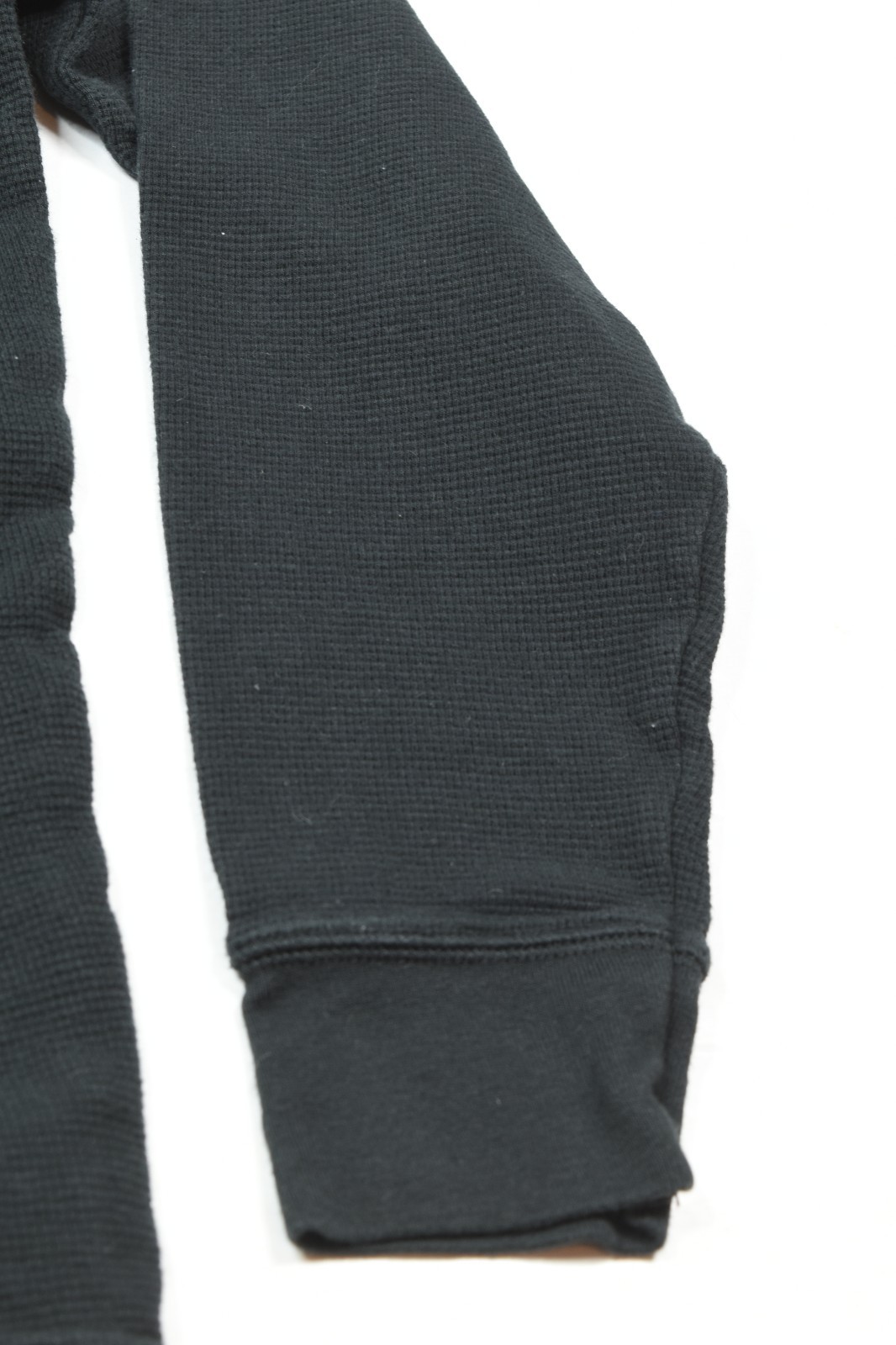 Polo Ralph Lauren Waffle-Knit Thermal Shirt Mens Medium Black Long Sleeve Crew gallery