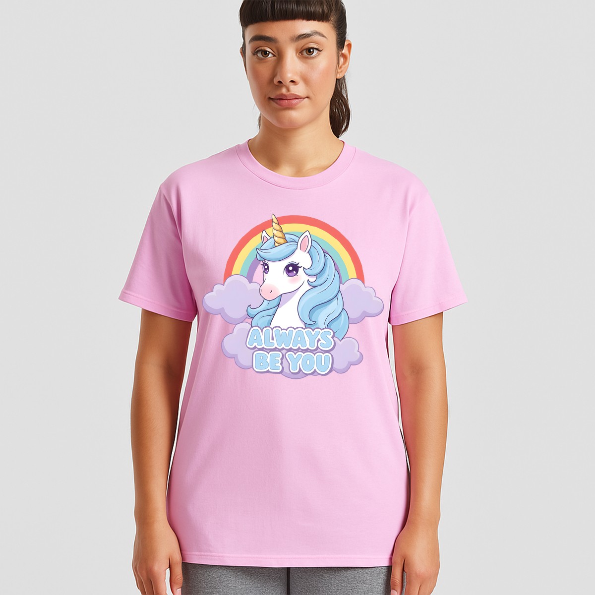 Always Be You Mens T-Shirt Funny The Unicorn Film Comedy Movie Unisex Tee gallery