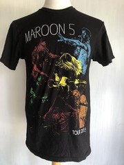 MAROON 5 (2015) Official Adam Levine Band Concert Tour Dates T-Shirt Size Small