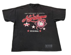 Vintage Negro Leagues baseball NLBM T shirt size XXL bigboy headwear Double Side