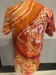 Custom Ice Tye Dye T-Shirt Size Medium Pre-washed