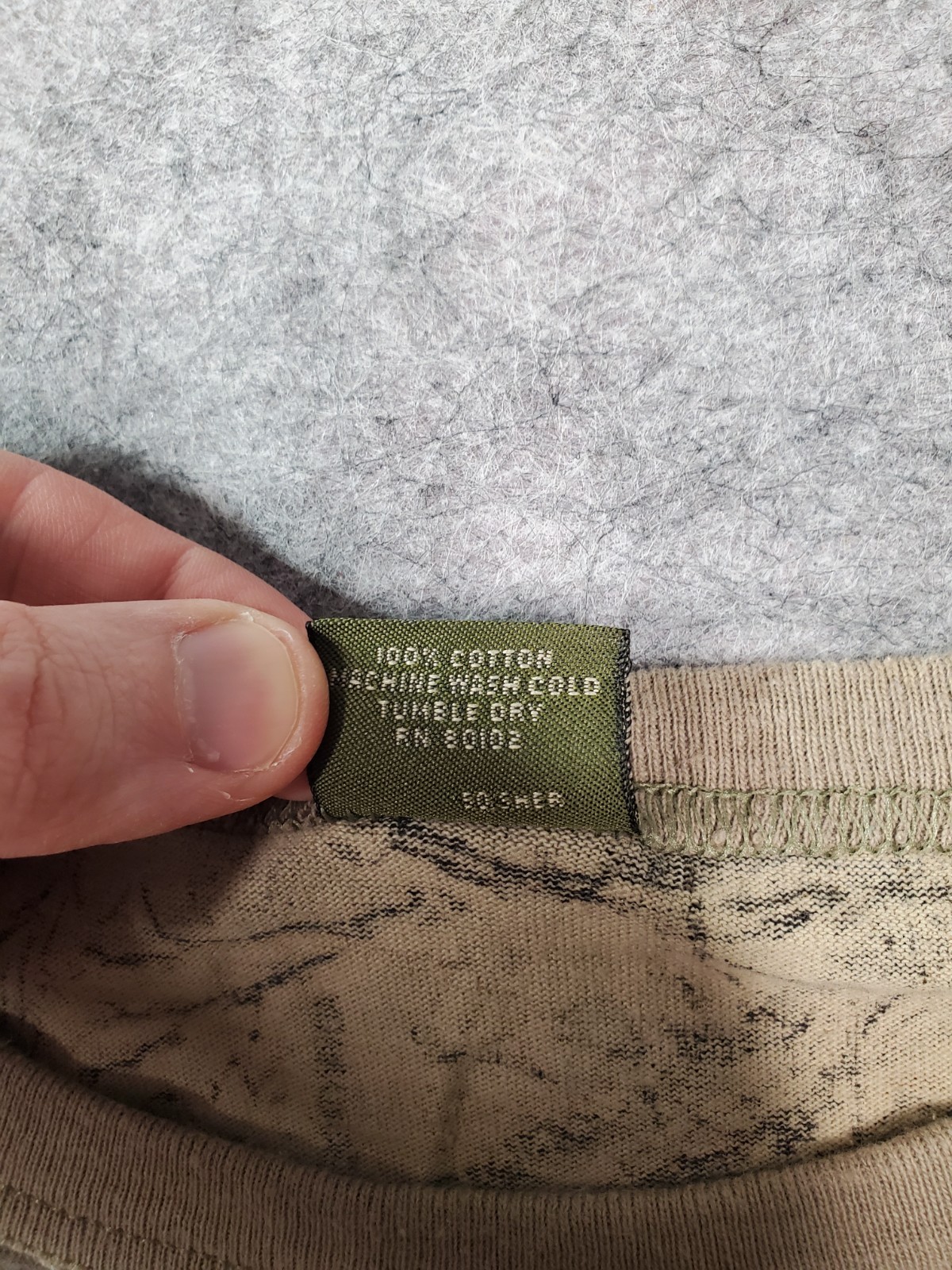 Vtg Spartan Camo Shirt Mens L/XL Brown RealTree Camouflage Outdoors Hunting USA gallery