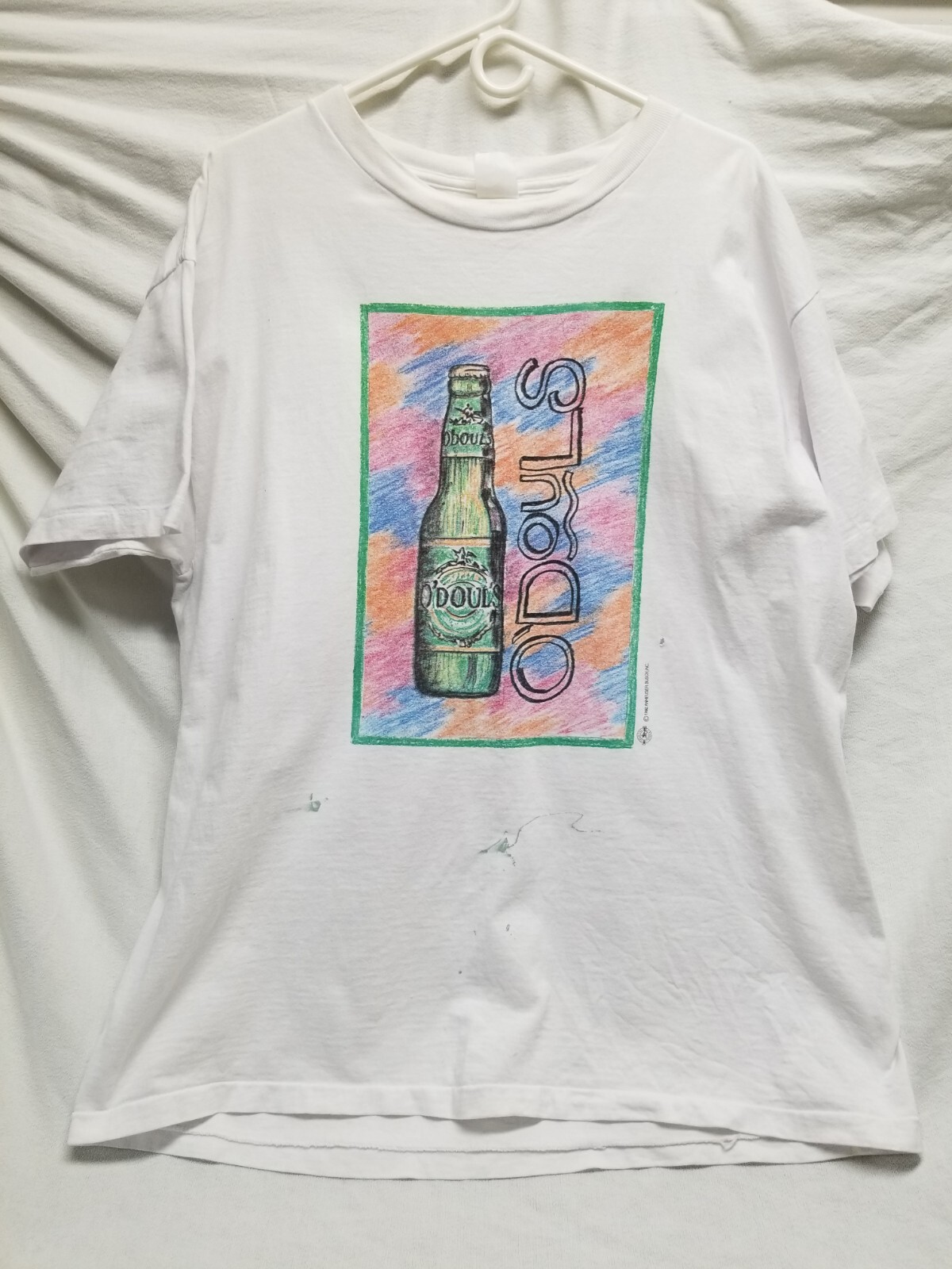 Vintage O'douls T Shirt No Tag 1992 Distressed see description for measurements gallery