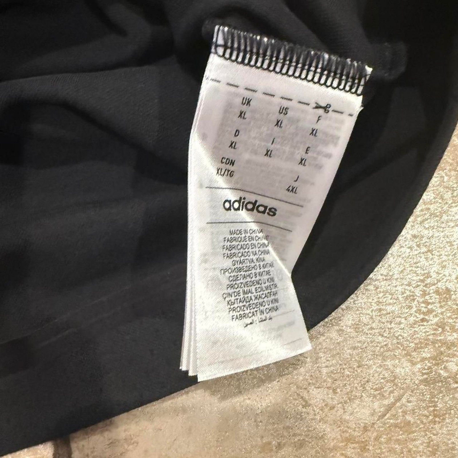 NWT Fear of God x Adidas Athletics Tee Black Size XL Oversized Premium gallery