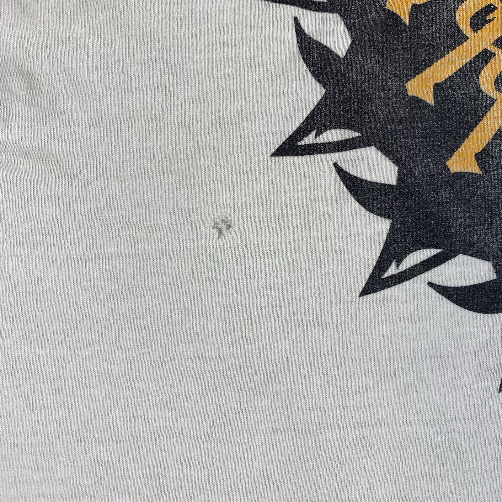 Vintage 90s MTV Music Television Abstract Spiral White Single Stitch Shirt SZ XL gallery
