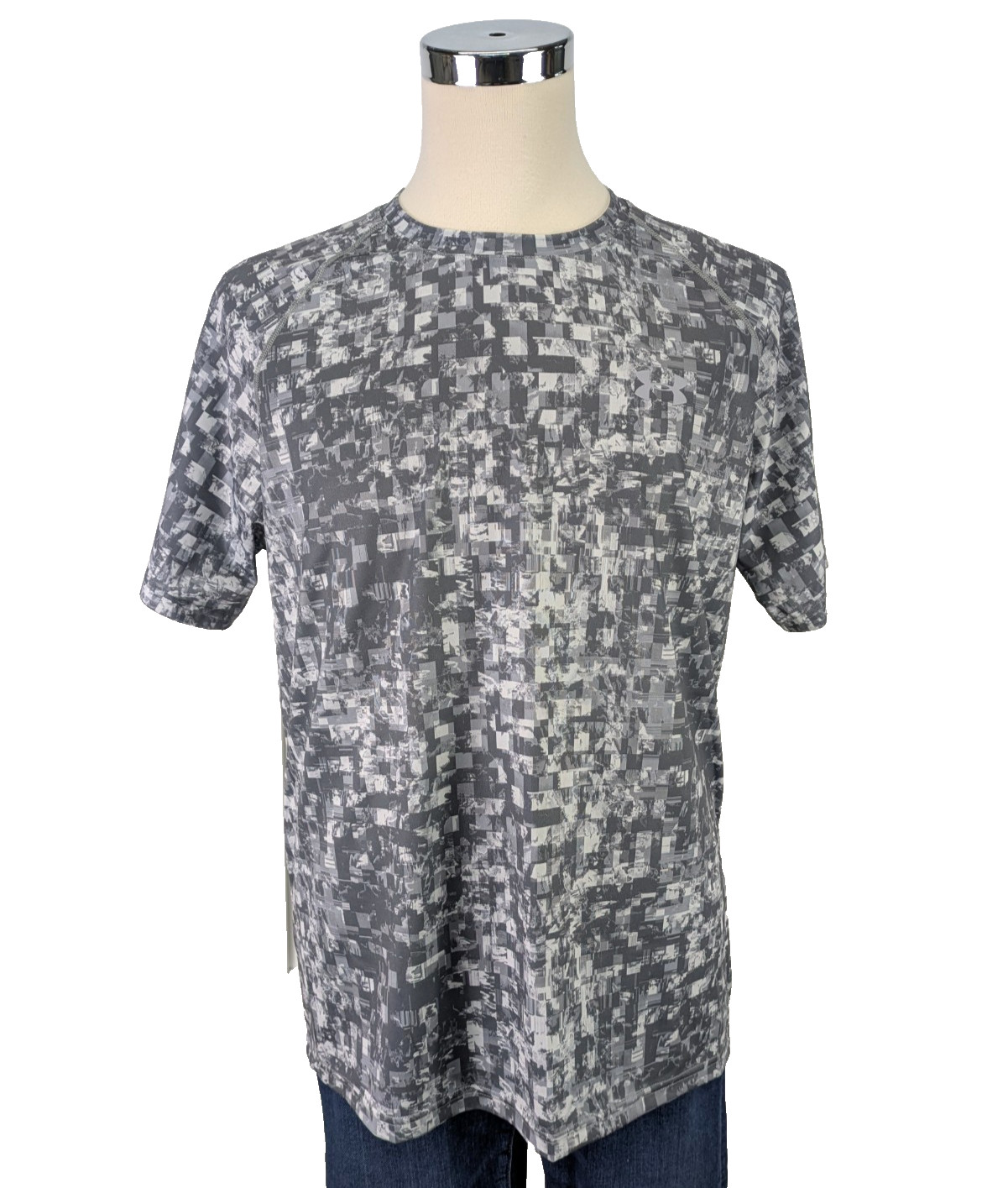 Under Armour UA Tech Printed Short-Sleeve Crewneck Tee Gym Loose Heatgear Men XL gallery