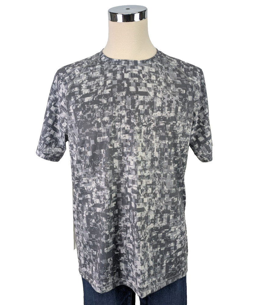 Under Armour UA Tech Printed Short-Sleeve Crewneck Tee Gym Loose Heatgear Men XL