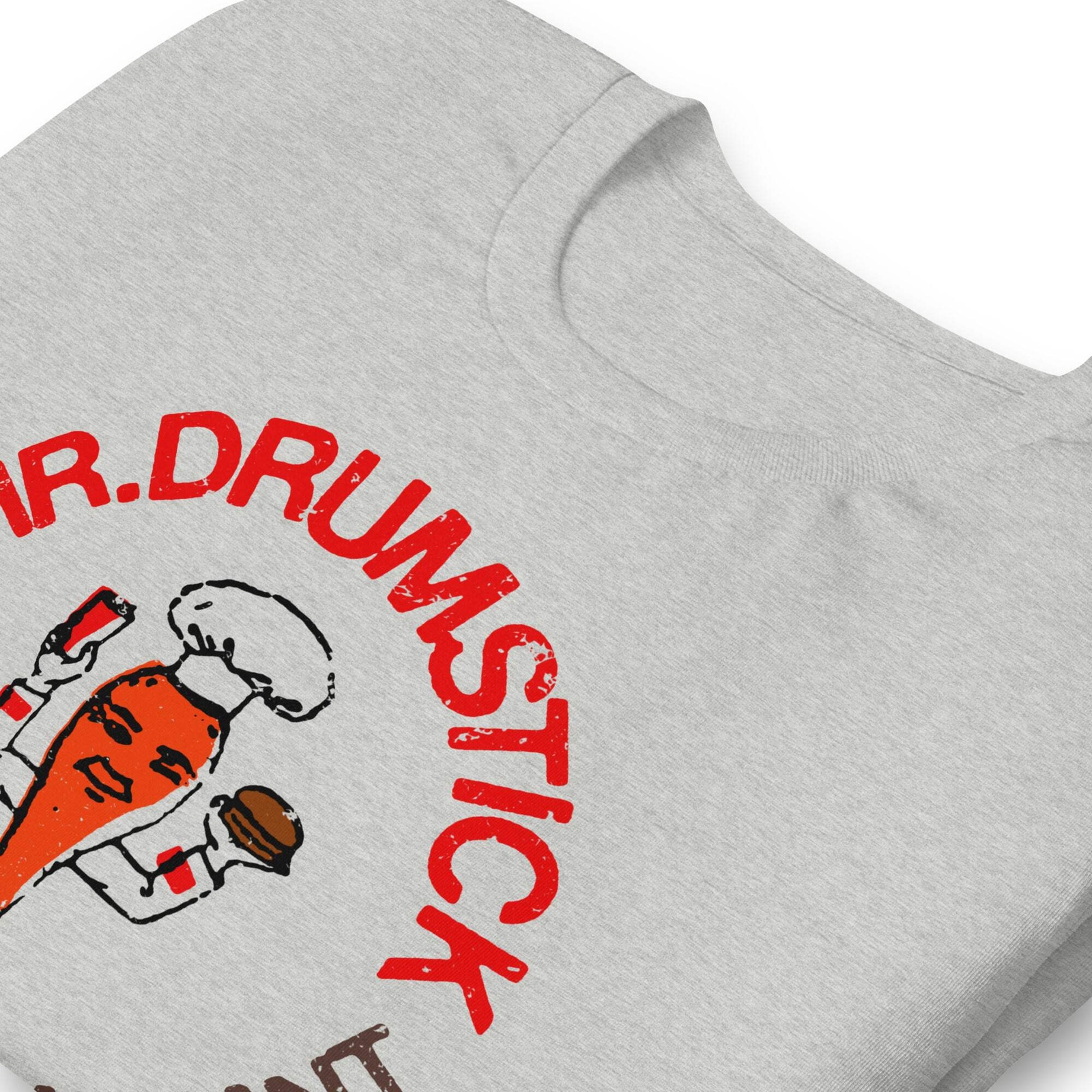 Retro Graphic Fried Chicken T Shirt Mr. Drumstick Tee Men Women gallery
