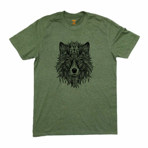 Illustrated Wolf – T-Shirt (SB) – Animal – Wild – Pack –