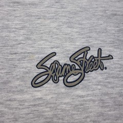 Vintage 90s Sesame Street Script Logo Short Sleeve Heather Shirt USA Size Small