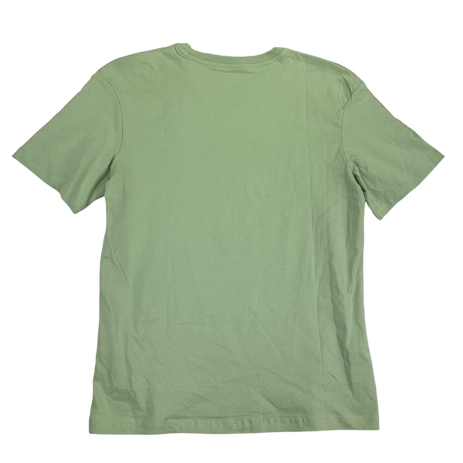 Jack & Jones Mens Floral Logo Crewneck Short Sleeve T-Shirt Light Green S gallery