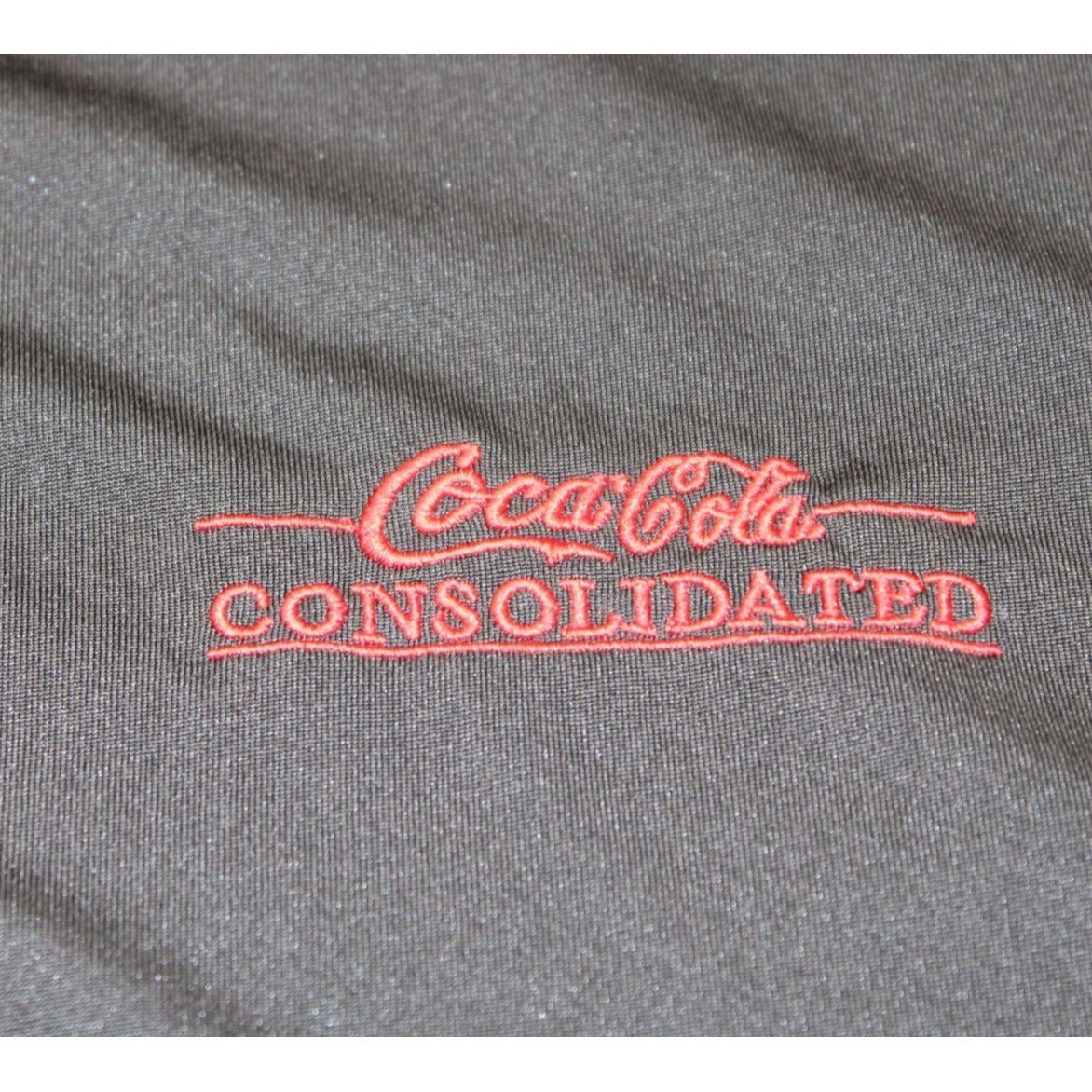 Coca-Cola Consolidated Hydrovvent Tee Black/Red Recycled Polyester XL gallery