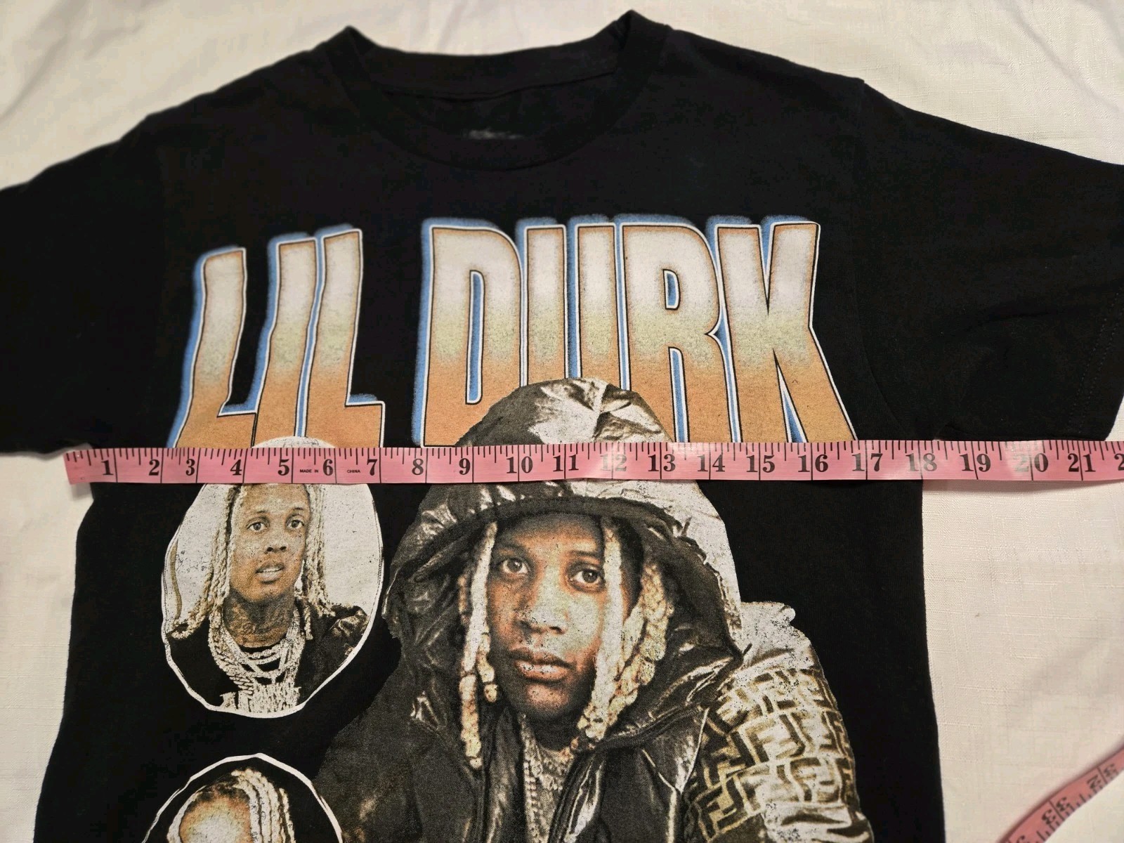 Lil Durk Only The Family OTF Graphic T-Shirt Black Rap Tee Men’s Size S gallery
