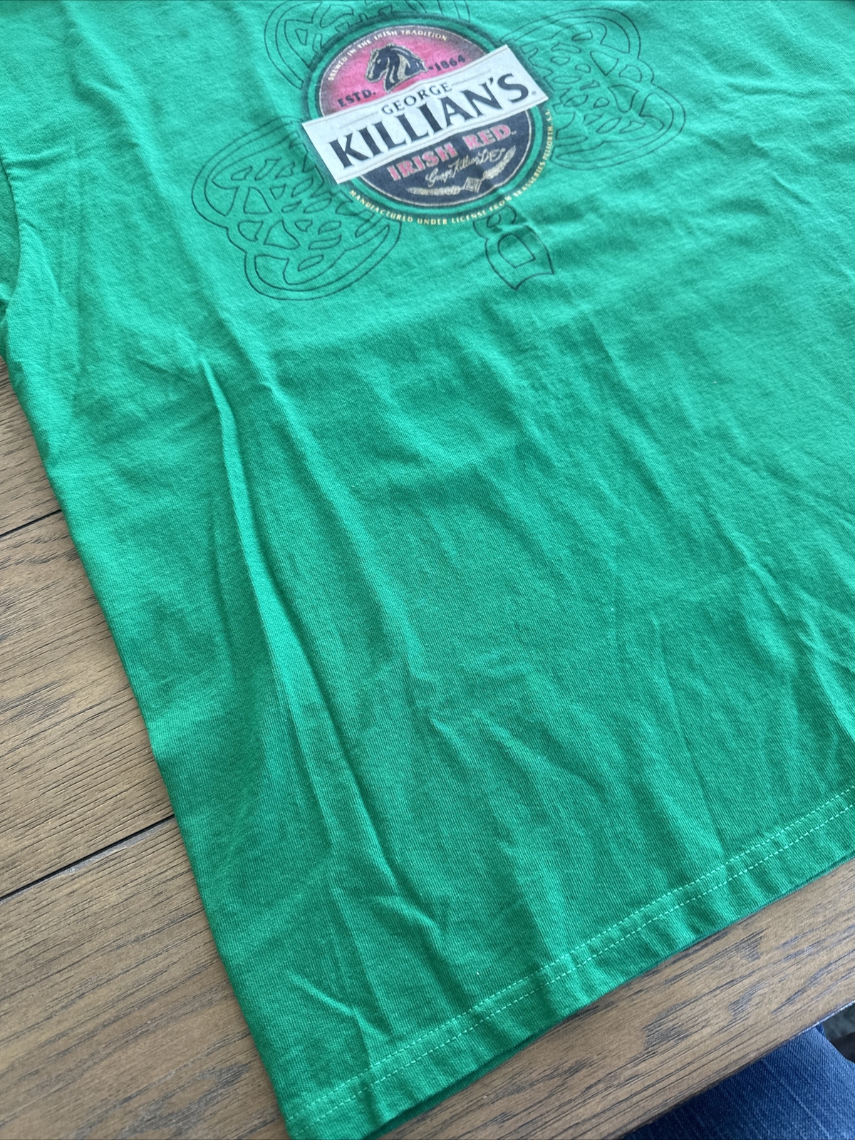 Coors Official Killian’s Irish Red T-shirt Green Friends 1st *See Measurement* L gallery