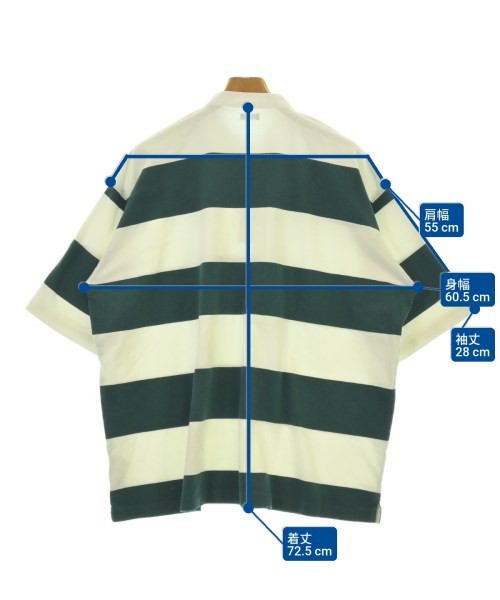 JOURNAL STANDARD relume T-shirts/Cut & Sewns GreenxWhite(Border) L 2200695486044 gallery