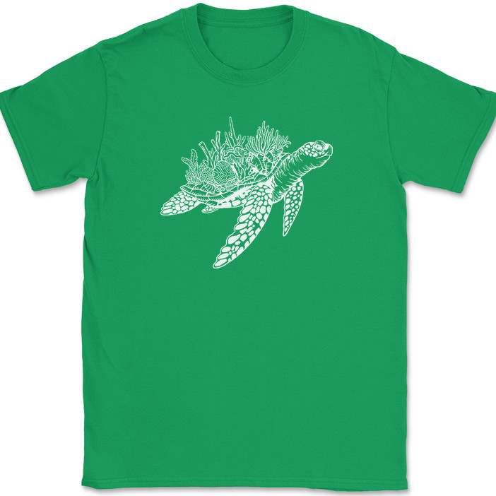 Turtle Coral Shell T-Shirt Funny Humor Novelty Tee gallery