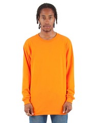Shaka Wear Active Long Sleeve Plain Casual Crew Neck T-Shirt SM-3X