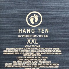 Hang Ten Long Sleeve Sun Tee w/Back Pocket Men’s XXL