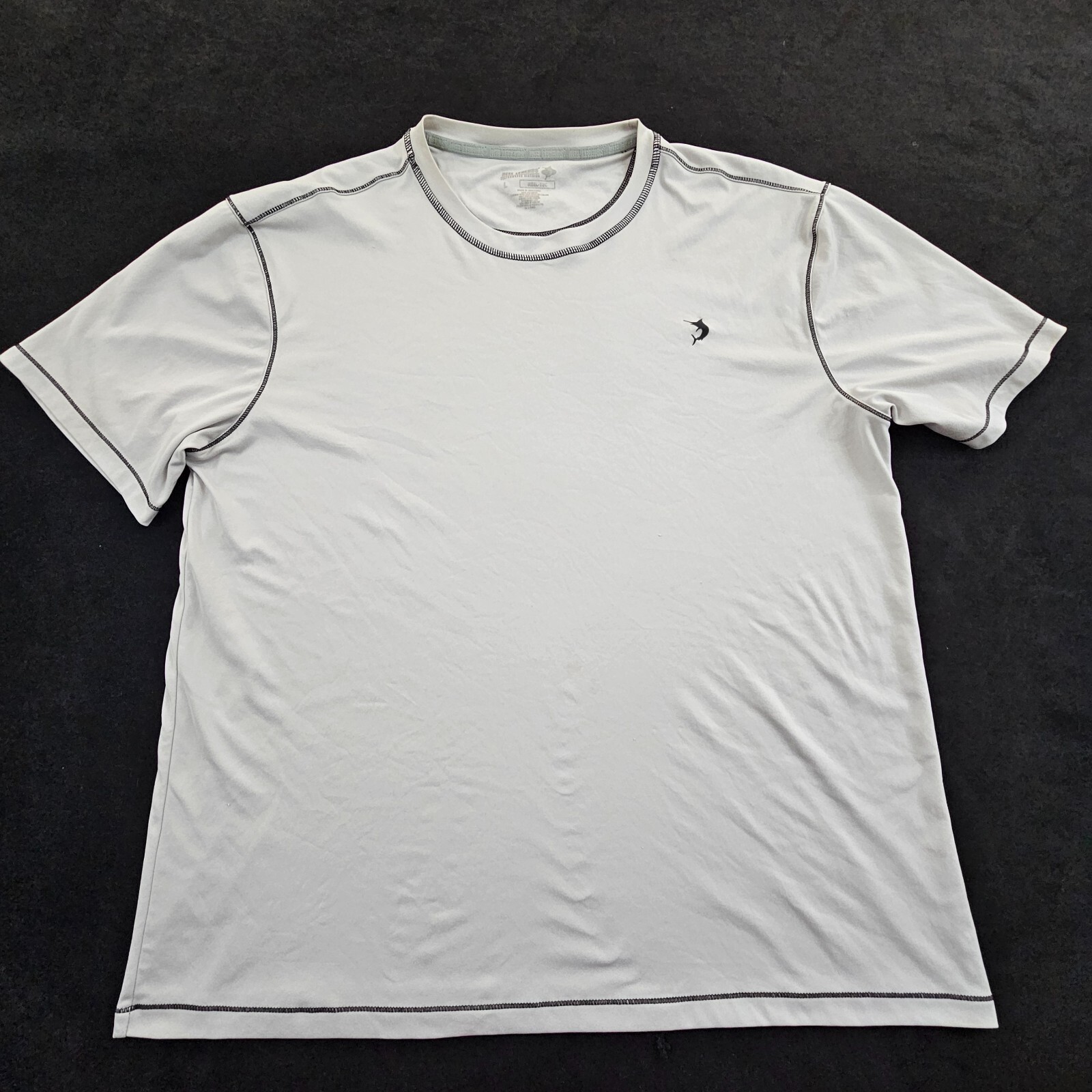 Reel Legends Reel Tec Gray Short Sleeve Performance T-Shirt Men’s L