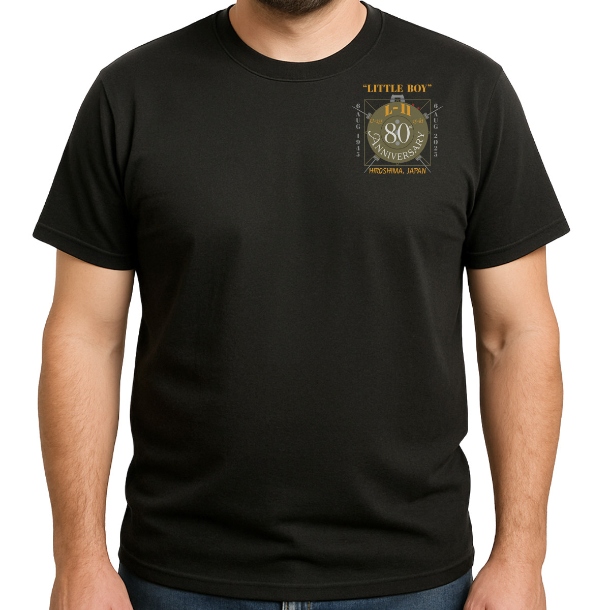 Little Boy L-11 Atomic Bomb T-Shirt Nuclear Bombing Hiroshima Japan WWII History gallery