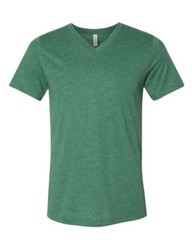 BELLA + CANVAS – Heather CVC V-Neck Tee T-shirt 3005CVC XS – XL