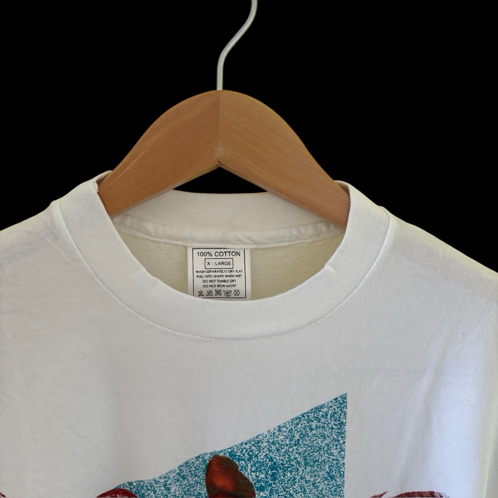 NIRVANA vintage 1993 IN UTERO TOUR t shirt blue Reprint size XL gallery