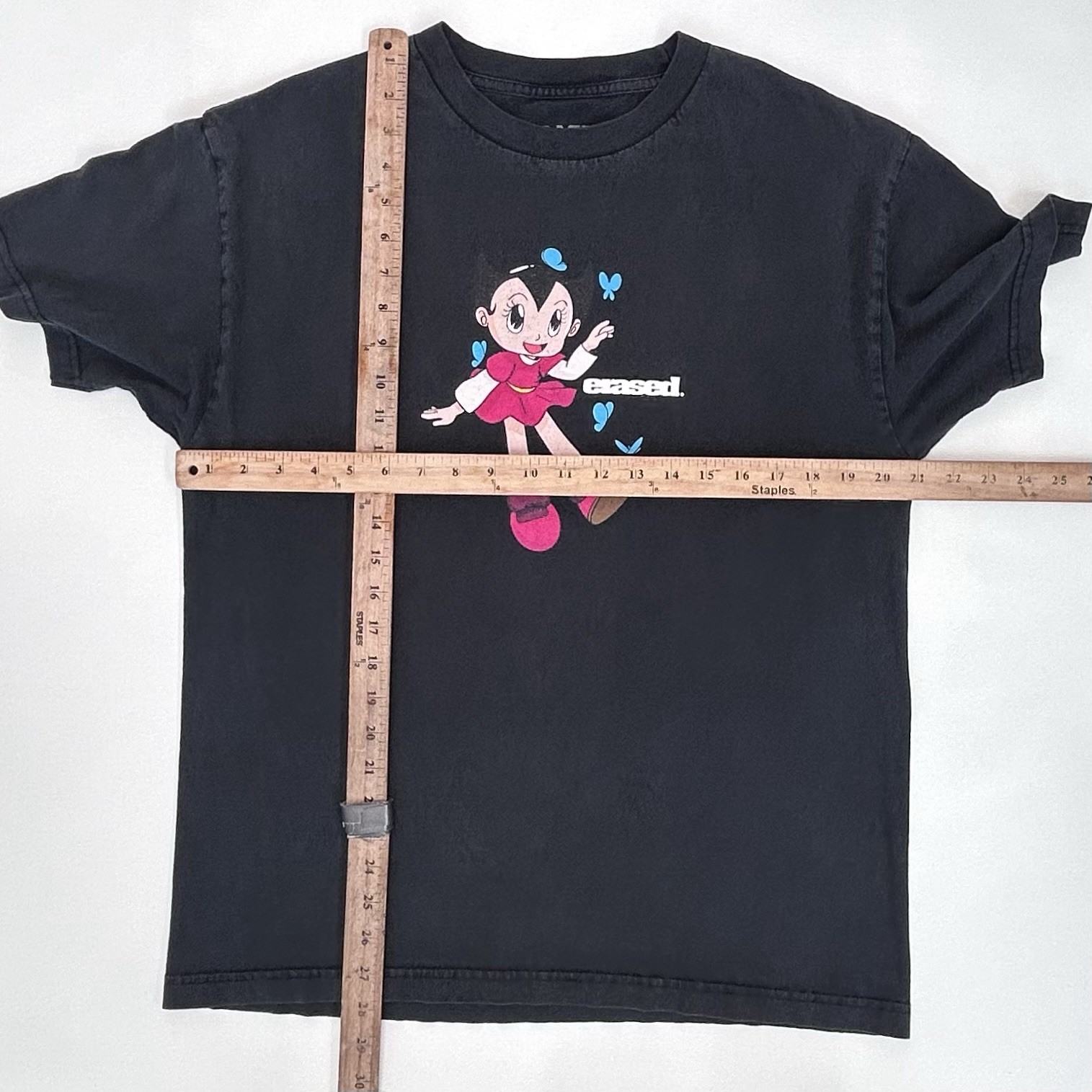 Erased Astro Boy Anime Astro Girl Black Graphic T Shirt Men’s Large Licensed gallery