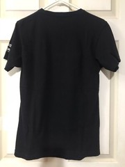 1 black t-shirt Le Tigre collection multi color polkadot print size Medium