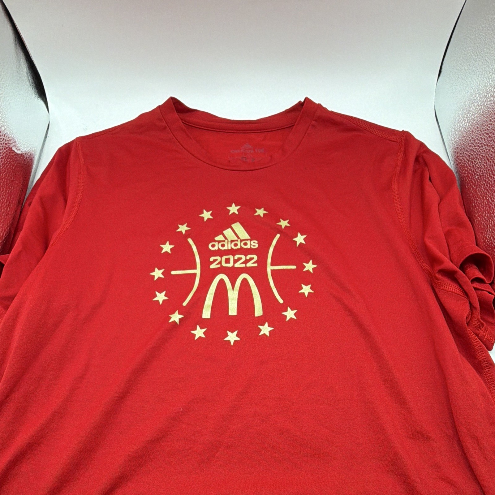 Adidas McDonald’s All American 2022 Creator Tee Men’s Large Red Chicago gallery