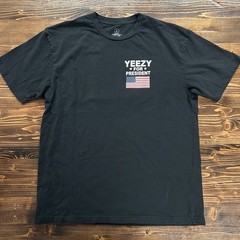 Original Yeezy for President Black Short Sleeve T-Shirt Men’s Size Large