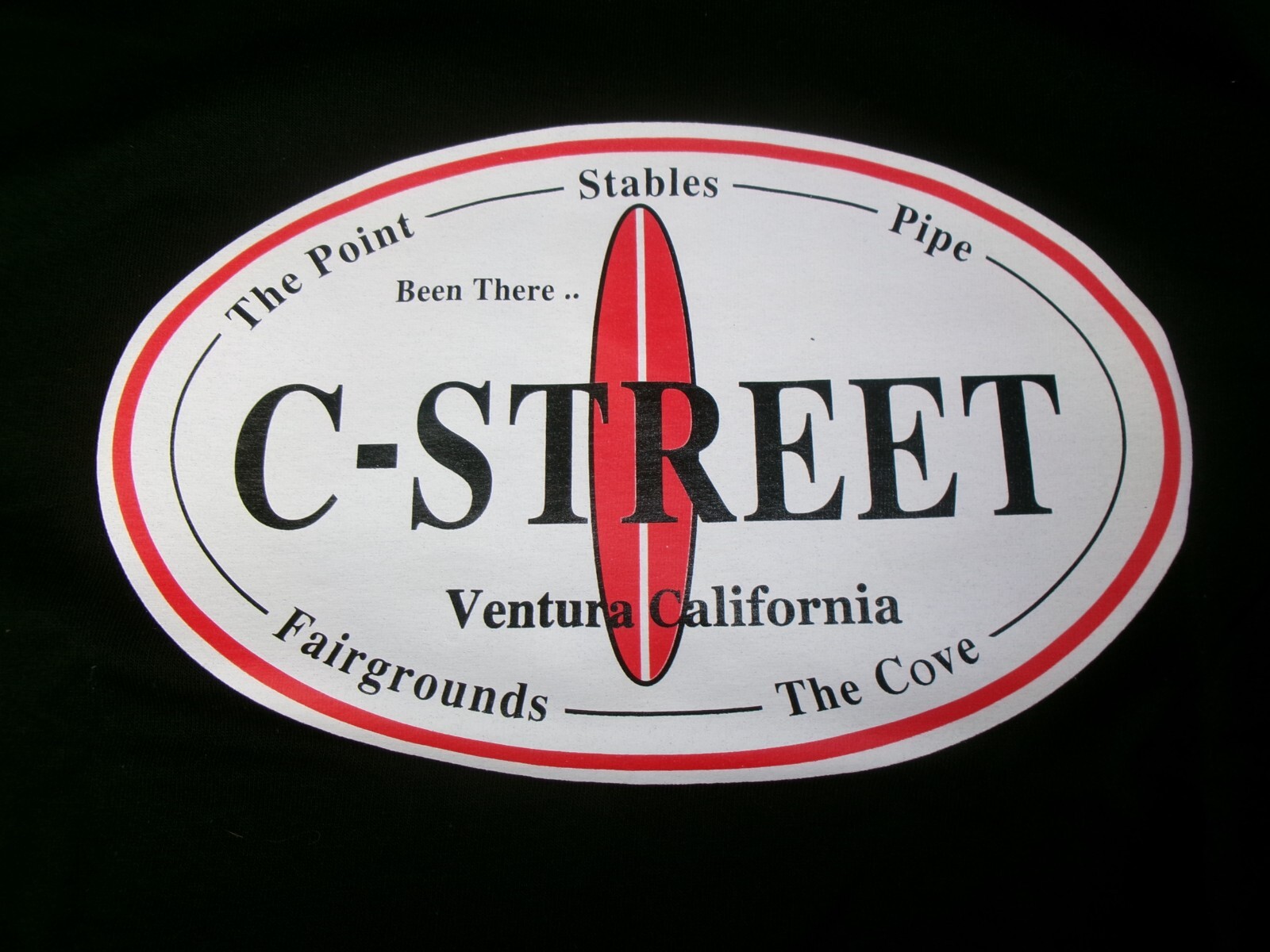C – STREET SURF BREAKS VENTURA , CALIFORNIA CLOSE OUT SALE T-SHIRTS. NEW!