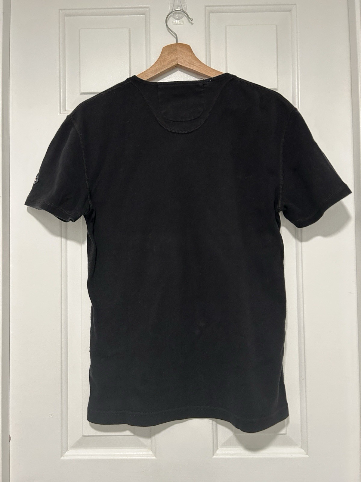 Superdry Sportswear Men's Short Sleeve Henley Tee - Black - Size Large gallery