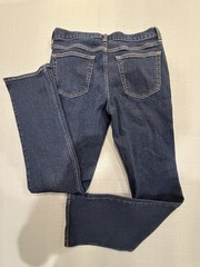 Old Navy Men’s 31×34 Bootcut Jeans Dark Blue Denim 5-Pocket Button Zip