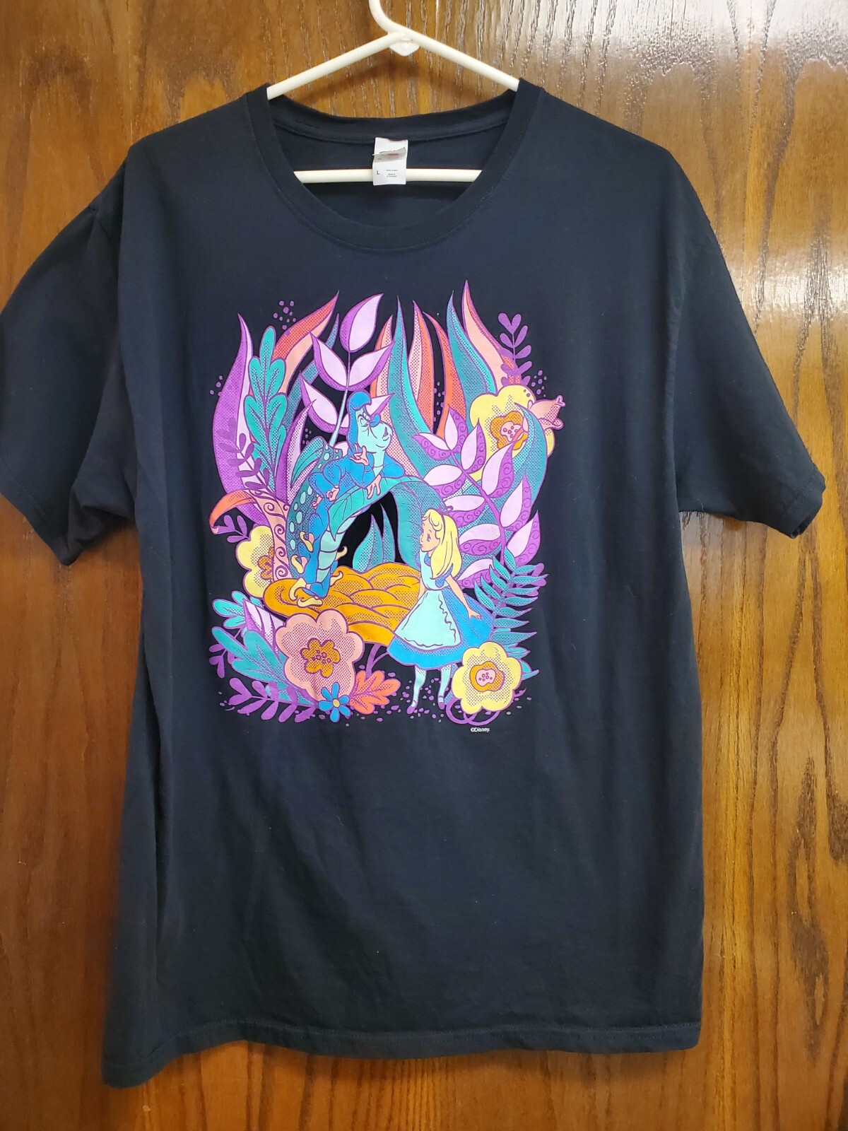 Alice In Wonderland Unisex T-shirt Size Lrg Measurements In Description