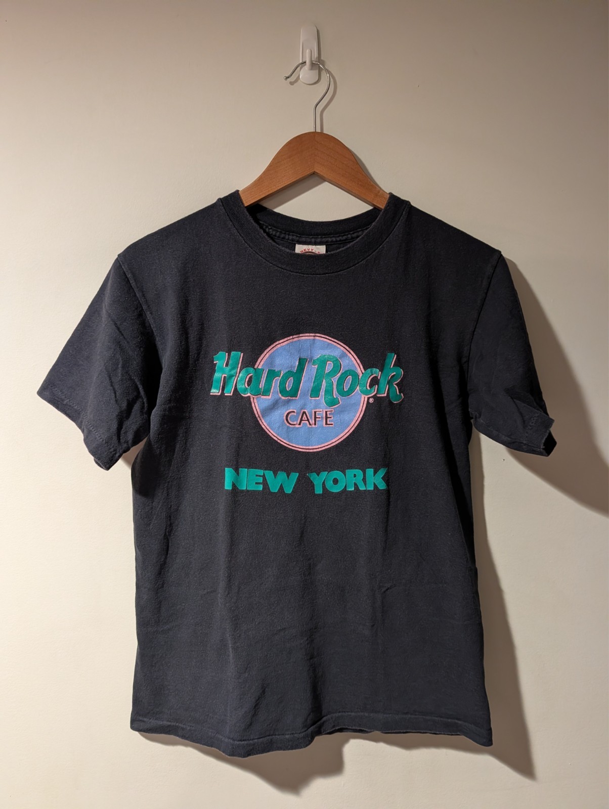 Vintage Hard Rock Cafe New York T Shirt Heavy T Grand Illusion Mens Tee 90s