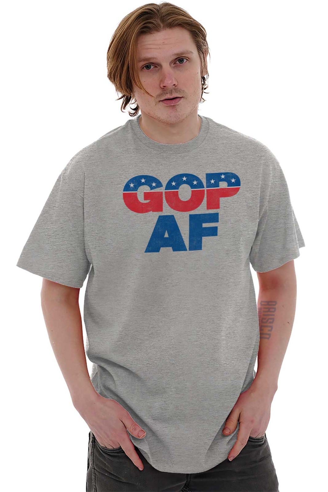 GOP AF Republican Conservative Right Wing Patriotic MAGA Classic T Shirt Tee gallery