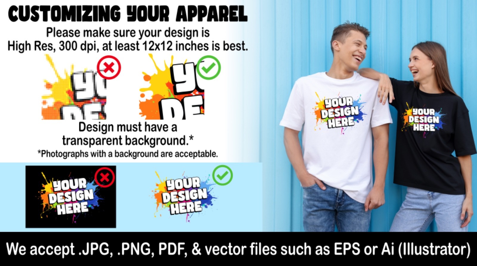 Custom Design Personalized T-shirt With Your Logo Short Sleeve Tee gallery