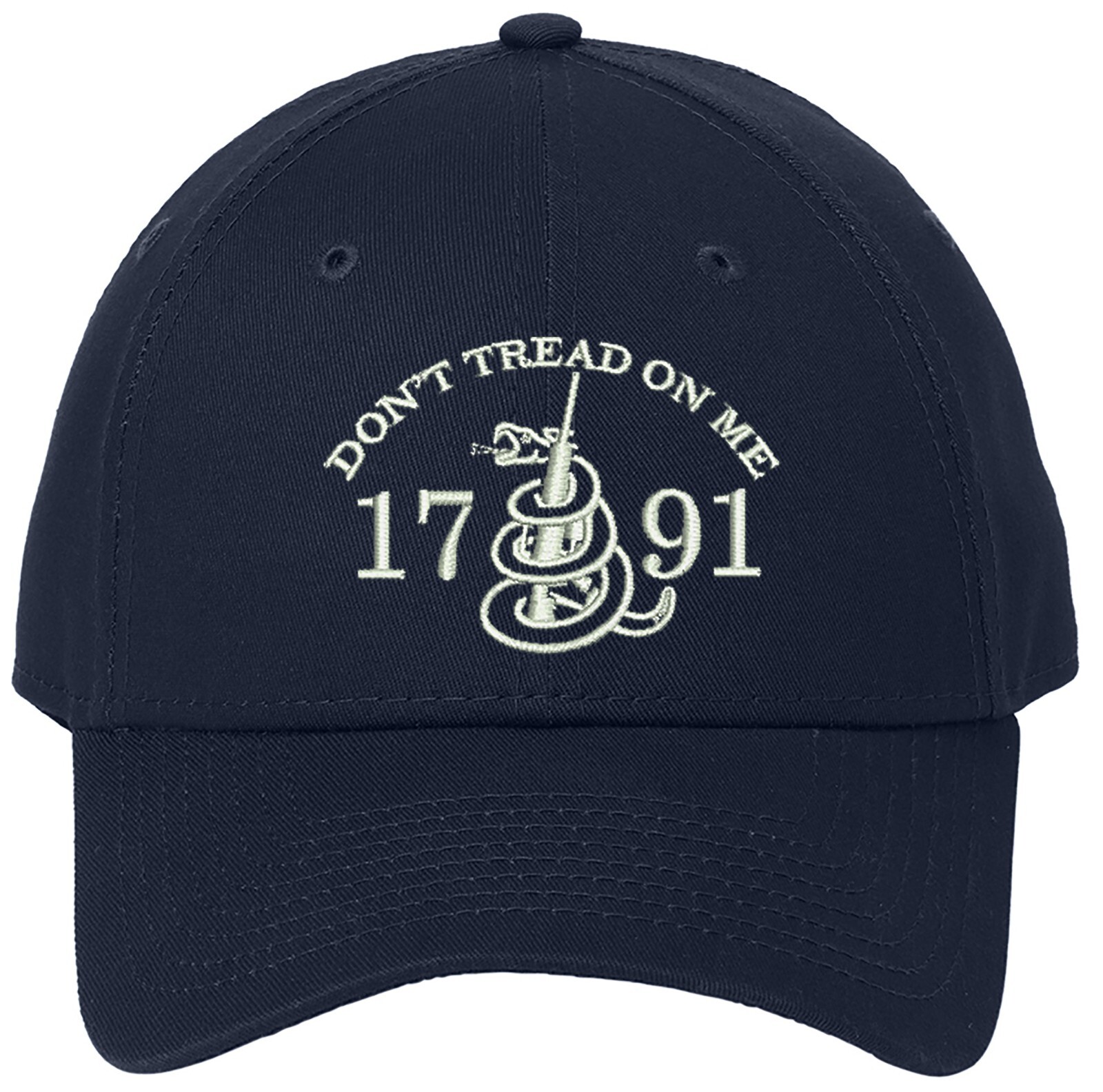 Don't Tread On Me 2A New Era Embroidered One Size Fits All Baseball Hats gallery