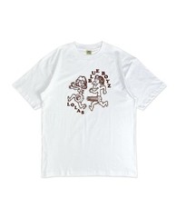 Blue Boyz x Lolas – ‘Bolt Chaser’ Tee White Men’s XL NEW