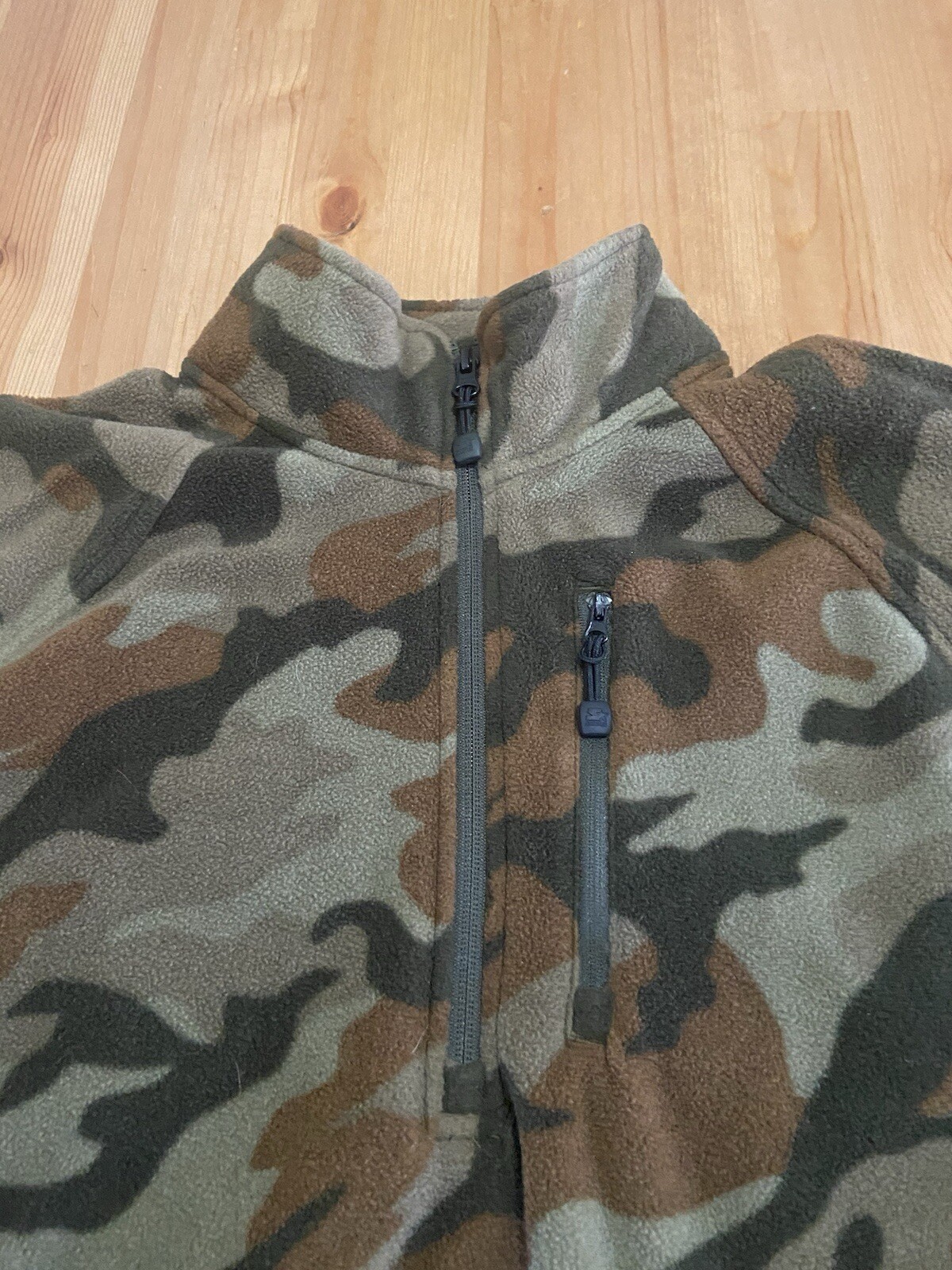Vintage Starter 1/4 Zip Fleece Camo Long-Sleeve Pullover Jacket gallery