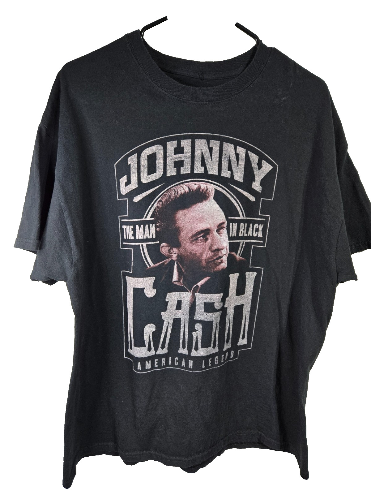 Johnny Cash T-Shirt Men’s Size XL The Man In Black Rock Country Music Artist Tee
